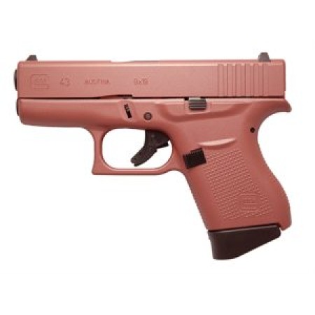 Glock 43 9Mm Dusty Rose 6Rd PI4350201DROSE