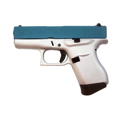 Glock 43 9Mm Satin/Aztec Teal 6R UI4350204SAT