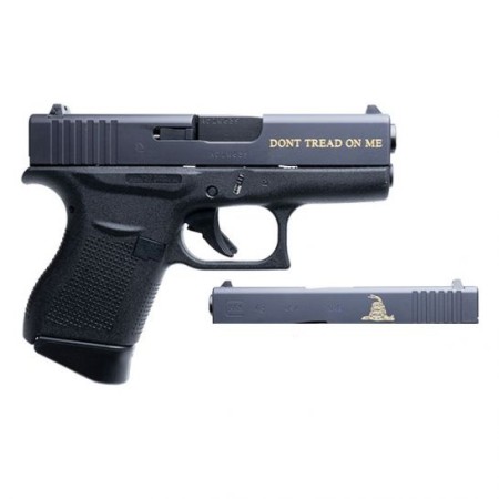 Glock 43 Gadsden 9mm Pistol, Black - DAV-12401