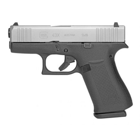 Glock 43X FS Rebuild 9mm Pistol, Two Tone - PR43509XSL