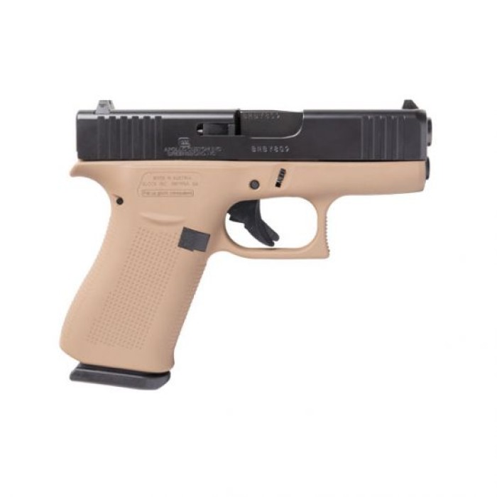 Glock 43X 9mm Pistol, Dark Desert Earth - ACG-00864