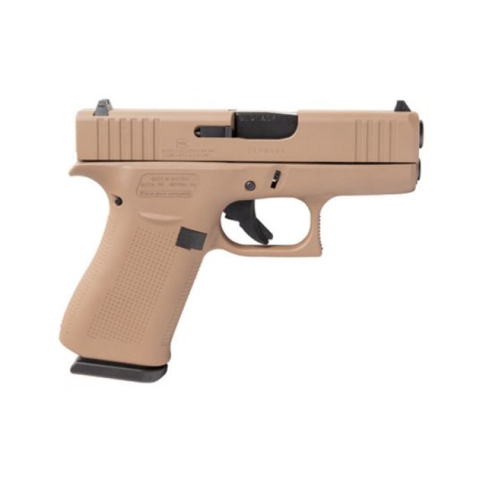 Glock 43X 9mm Pistol, Dark Earth - ACG-00863