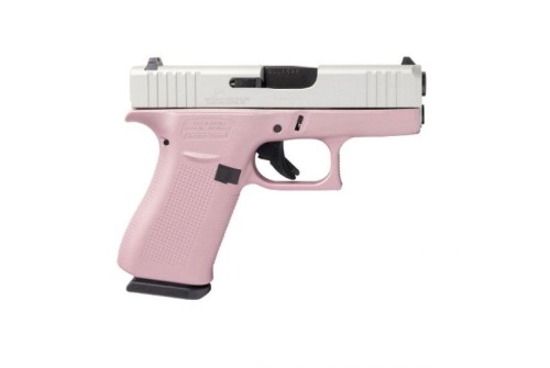 Glock 43X 9mm Pistol, Pink Champagne Cerakote - ACG-00869