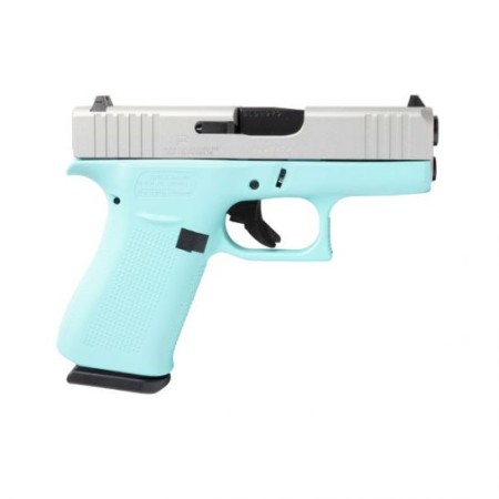 Glock 43X 9mm Pistol, Robin's Egg Blue - ACG-00865