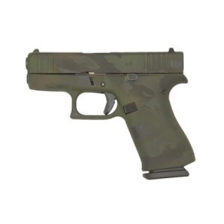 Glock 43X Faded Blk Camo 3.4 10R PX4350204FBC