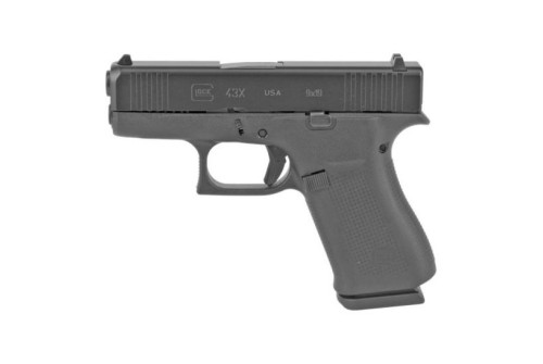 Glock 43X FS Slimline 9mm Pistol, Black - UX4350201