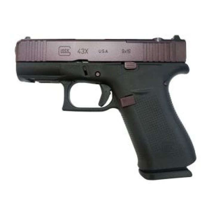 Glock 43X Mos 9Mm GC Blk Cherry UX4350204FRMOSBC