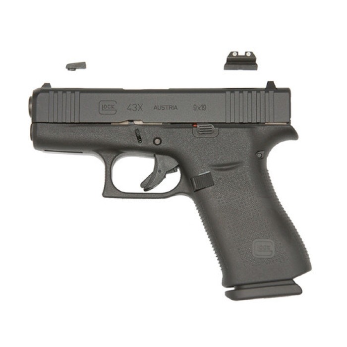 Glock 43X W Night Sight 3.4" 10R PX4350204ST