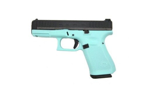 Glock 44 22 Long Rifle 4in Robins Egg Blue/Black Cerakote Pistol - 10+1 Rounds