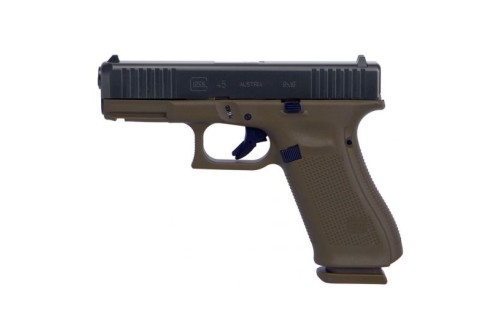 Glock 45 Gen 5 FS 9mm Pistol, FDE/Black - PA455S203DE