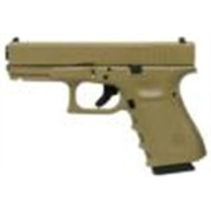 Glock Gen 3 19 Handgun 9mm Luger 10rd Magazine 4.02" Barrel FDE Slide and Grip