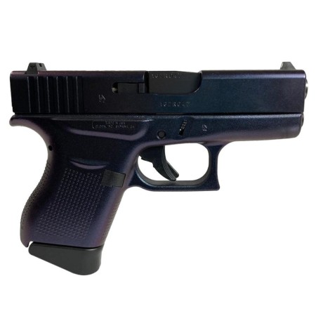 Glock 43 Custom "Mongoose Purple" Subcompact Handgun 9Mm Luger 6Rd Magazines (2) 3.41" Barrel Usa Made UI4350201MG