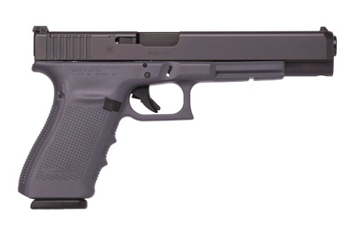 Glock G40 Gen4 MOS Long Slide, 10mm. 6" Barrel Grey Frame, Modular Optic System 3-15rd Mags