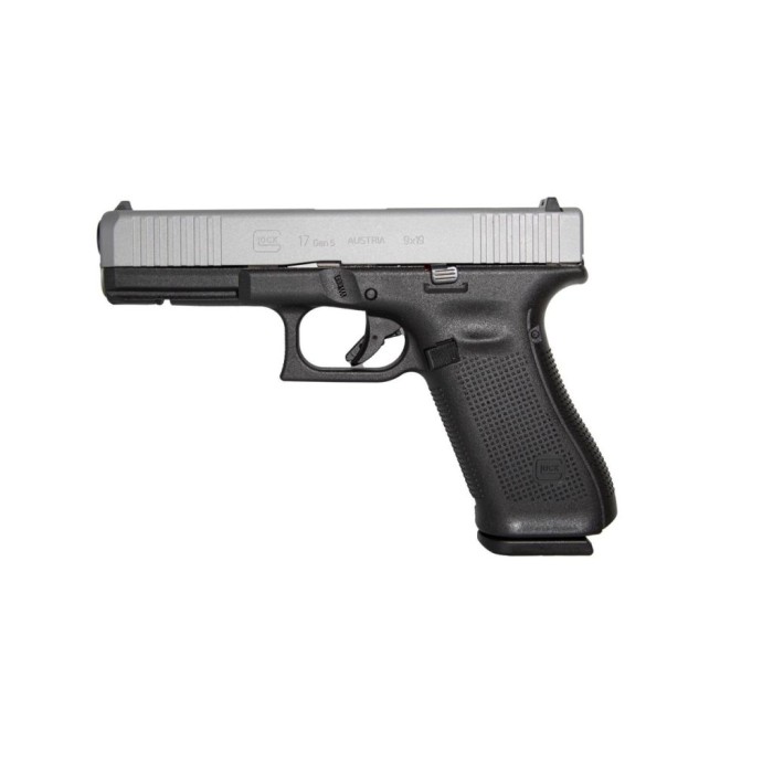 GLOCK 17 G17 GEN 5 HGA 9MM 4.49 IN BBL 5LB 3 17RD PA175S203TISL