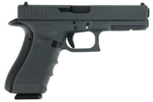 Glock PG1750203SNP G17 Gen 4 Double 9mm 4.9" 17+1 Sniper Gray Polymer Grip Snipe