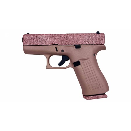 Glock 43X Rose Gold Glitter 9mm 3.4