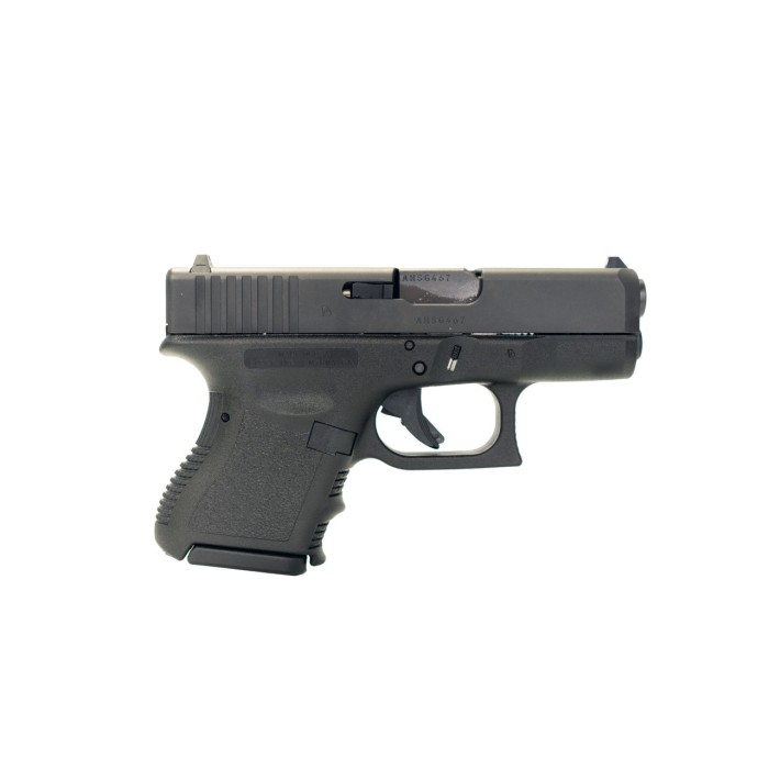 Glock G28 380 ACP, 3.4" Barrel, Black Slide, Polymer Grips, 10rd (TALO Exclusive)