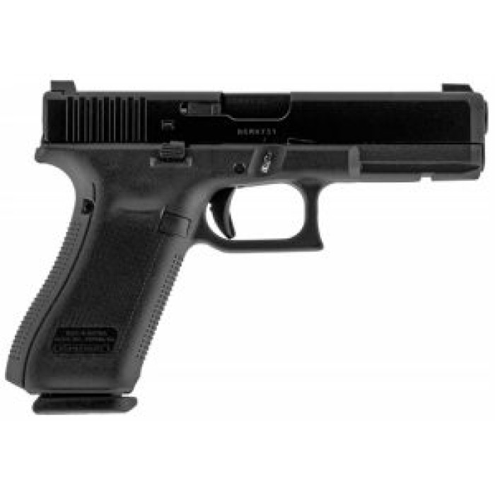 Glock Um175f33a G17 Gen3 9Mm Luger  4.49" Barrel 17+1,  Black Polymer Frame & Slide, Rough Textured Polymer Grip, Ameriglo Sights, Safe Action Trigger (Us Made)