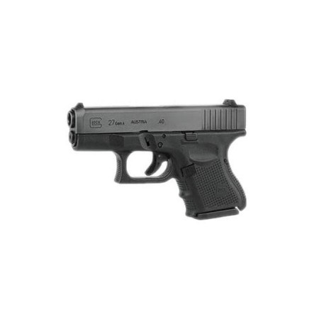 Glock 27 G4 40 S&W 3.43in Black Pistol - 9+1 Rounds