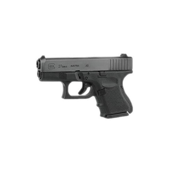 Glock 27 G4 40 S&W 3.43in Black Pistol - 9+1 Rounds