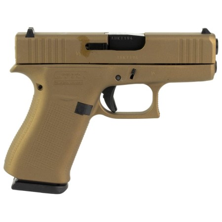 Glock 43X Burnt Bronze 9mm 3.4" Barrel 10-Rounds