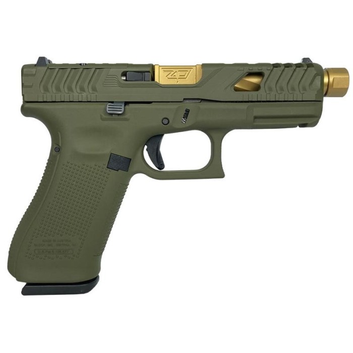 Glock 45 Gen5 OD Green / Gold 9mm 4.6