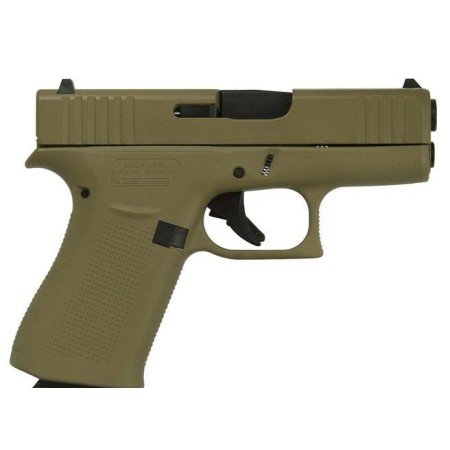 Glock 43X "Fde" Handgun 9Mm Luger 10Rd Magazines(2) 3.41" Barrel Usa Made UX4350201FDE 688099404864