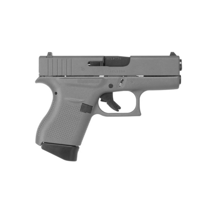 Glock G43 G3  9mm 3.39" 6rd Pistol, Gray