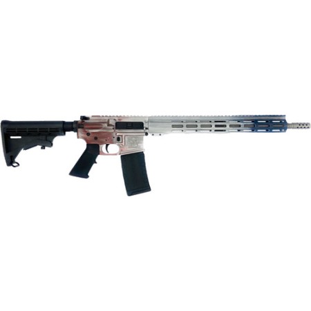 Great Lakes Firearms & Ammo AR-15 5.56 NATO 16" 30Rd Battleworn Freedom Light Cerakote Finish SS Barrel