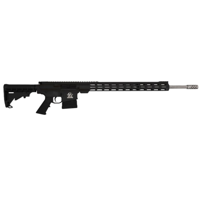 Great Lakes Firearms & Ammo Ar10 Rifle .243 Winchester 24" 5rd Black