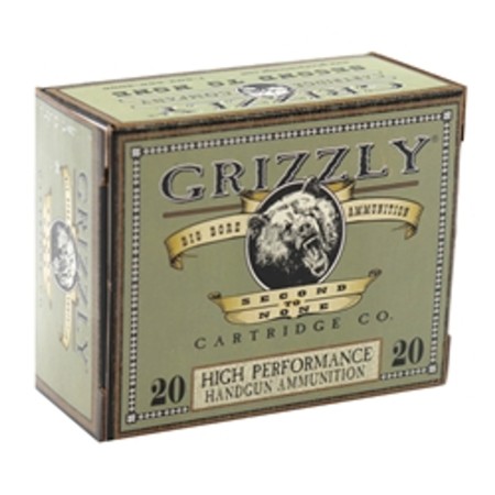 Grizzly Cartridge 9mm Luger +P 124gr JHP Handgun Ammo - 20 Rounds