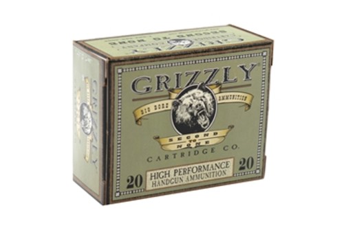 Grizzly Cartridge 9mm Luger +P 124gr JHP Handgun Ammo - 20 Rounds