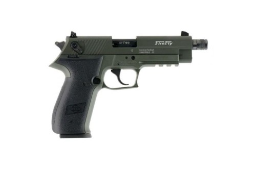 GSG Firefly .22LR Pistol with Threaded Barrel, Green  - GERG2210TFFG