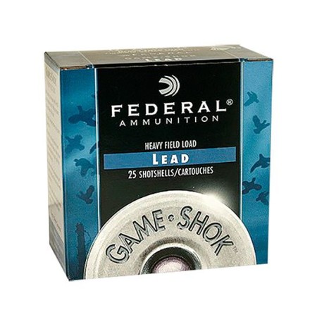 Federal H1218 Game-Shok Upland 12 Gauge 2.75" 1 oz 8 Shot 25 Bx/ 10 Cs