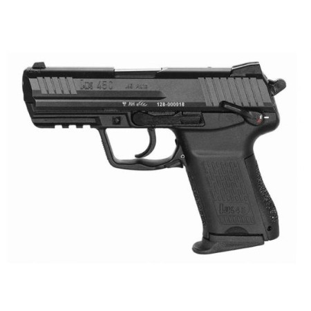 H&K HK45 Compact .45 ACP Pistol With Decocker Safety, Black - 81000018