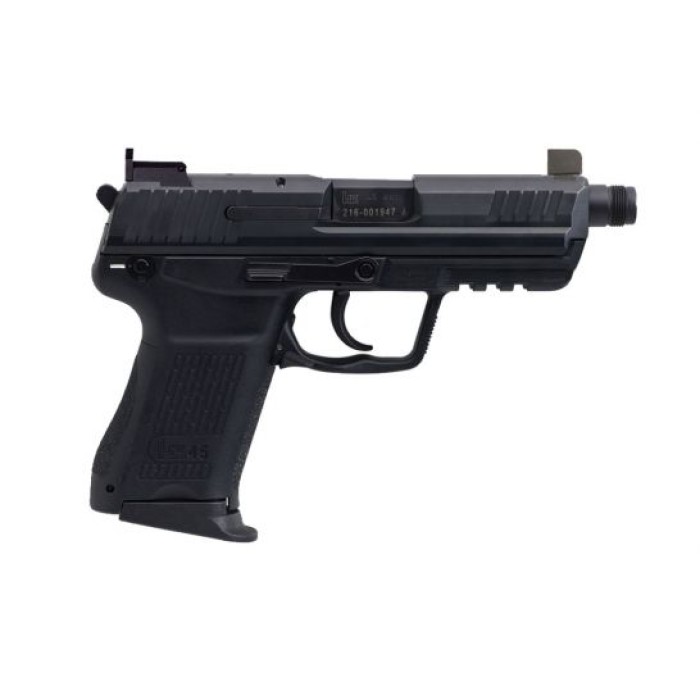 H&K HK45 Compact Tactical V7 LEM DAO TB .45 ACP Pistol, Black - 81000024