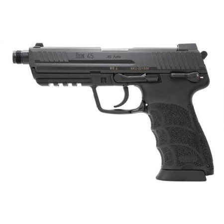 H&K HK45 Tactical V1 DA/SA .45 ACP Pistol, Black - 81000030