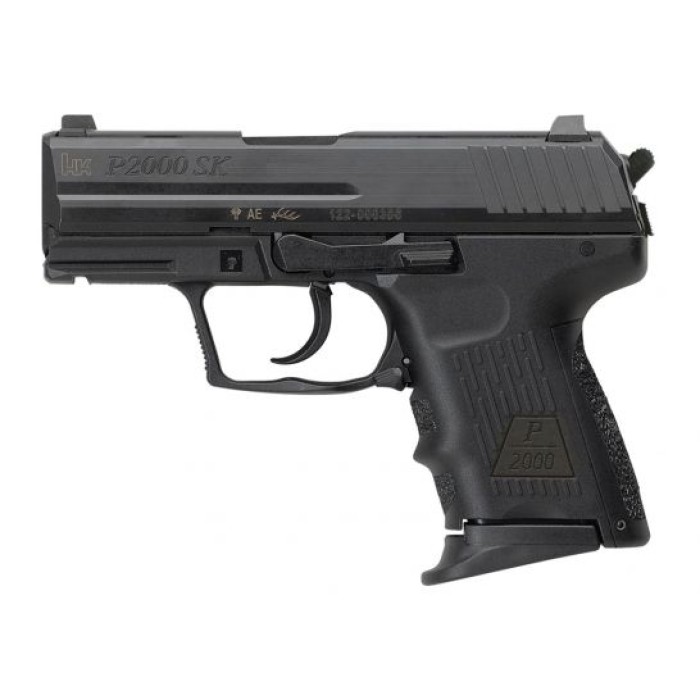 H&K P2000 SK V3 DA/SA 10 Round 9mm Pistol, Black - 81000055