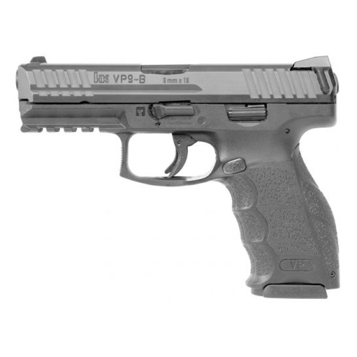 H&K VP9-B 4.1" 9mm Pistol With Push Button Magazine Release - 81000285