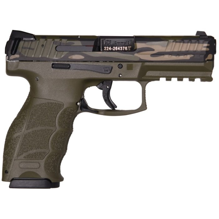 Heckler and Koch VP9 Woodland Camo 9mm 4.1" Barrel 10-Rounds