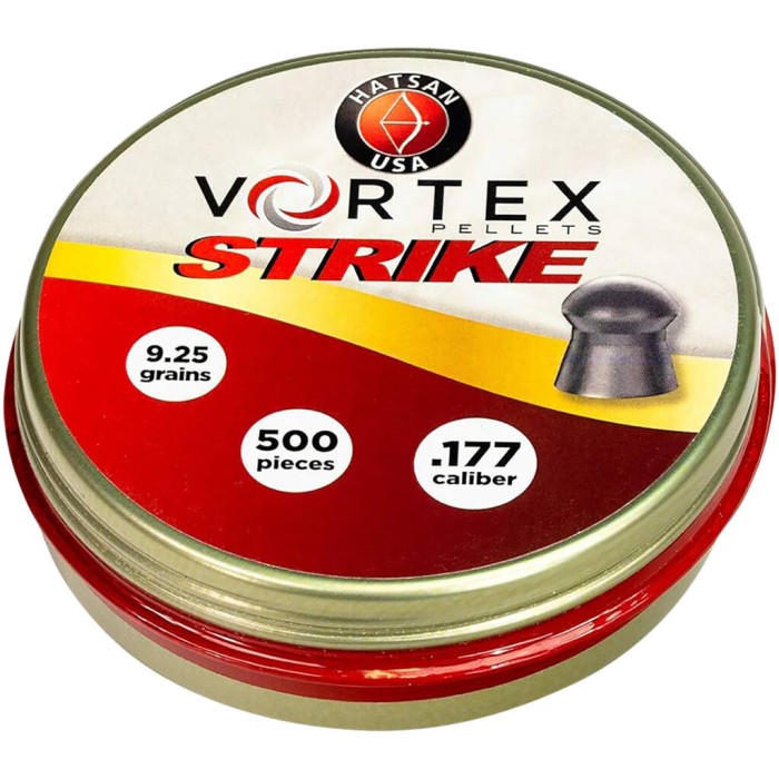 Hatsan Vortex Strike .177 Caliber Pellets 500 Pack
