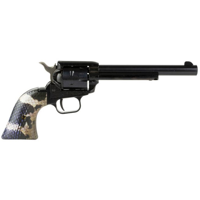 Heritage Firearms Rough Rider .22 LR 6.5" Barrel 6-Rounds Snake Grips