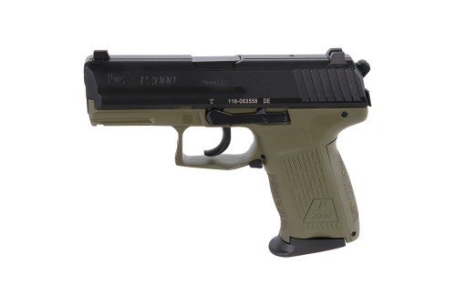 HK P2000 9mm Luger 3.66in Black Cerakote Pistol - 10+1 Rounds