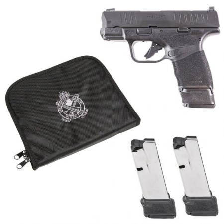 Springfield Hellcat CC Notebook Package Optics Ready 9mm Pistol W/ Extra Mag, Black - HC9319BOSP-N22