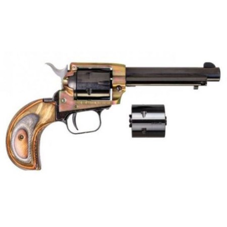 Heritage Rough Rider 22LR/22WMR Pistol 6rd 3.5", Grn Camo -  RR22MCH3BHGC