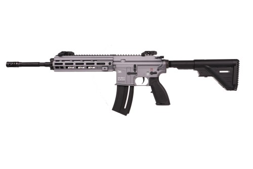 HK 416 Rifle .22 LR, 16" Barrel, Flip-Up Sights, Tungsten, 20rd