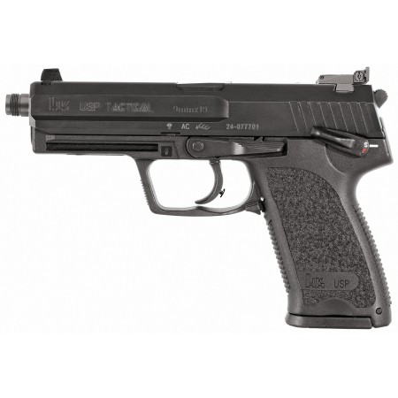 Heckler and Koch USP9 Tactical V1 9mm 4.86" Barrel 15-Rounds