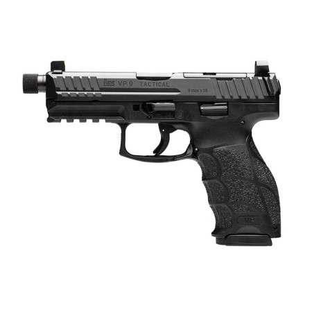 Hk Vp9 Tactical Optics Ready 9mm 4.70" Threaded 2 17rd Blk