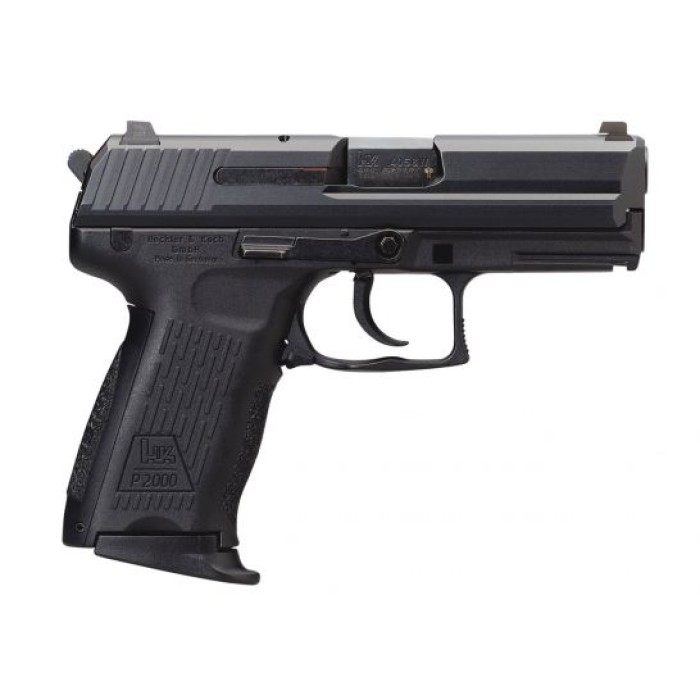 HK P2000 V3 DA/SA 10 Round .40 S&W Pistol, Black - 81000051