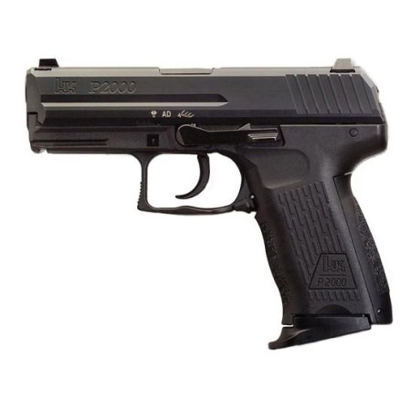 HK P2000 V3 DA/SA 10 Round 9mm Pistol With Decocker, Black - 81000043